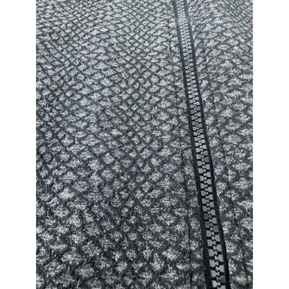 "UNDER ARMOUR" Zip Up Collar Gray Running Jacket Thumb Holes Gym Wear Workout - Picture 6 of 11